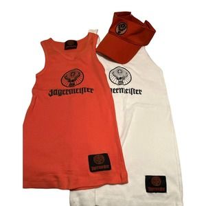 Jagermeister tank and visor bundle (3 pc.) all unworn